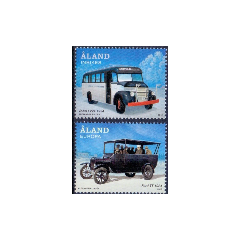 Åland. 2012. Busser. AFA nr. 365-66 **   st.
