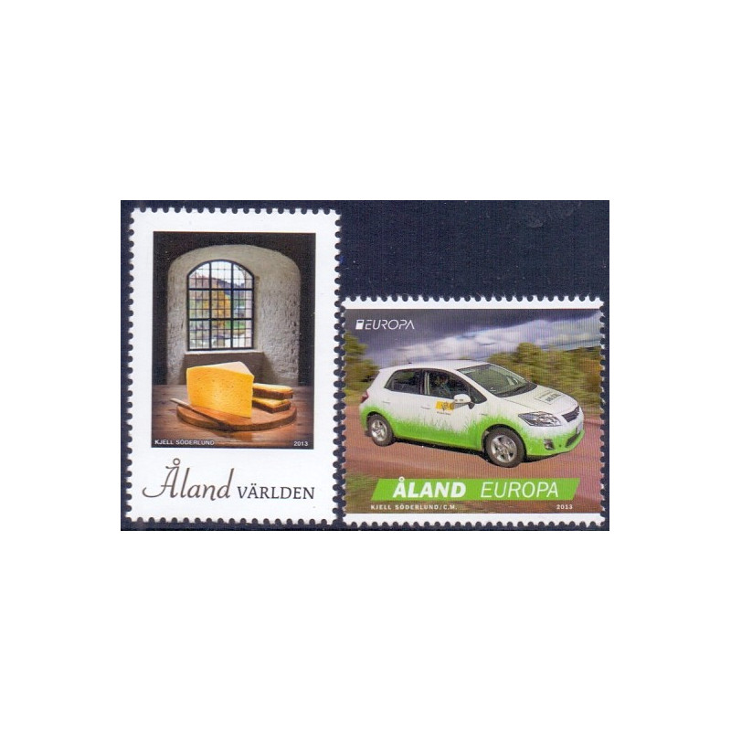 Åland. 2013. Personligt frimærke og Europamærke. AFA nr. 375-76 **   st.