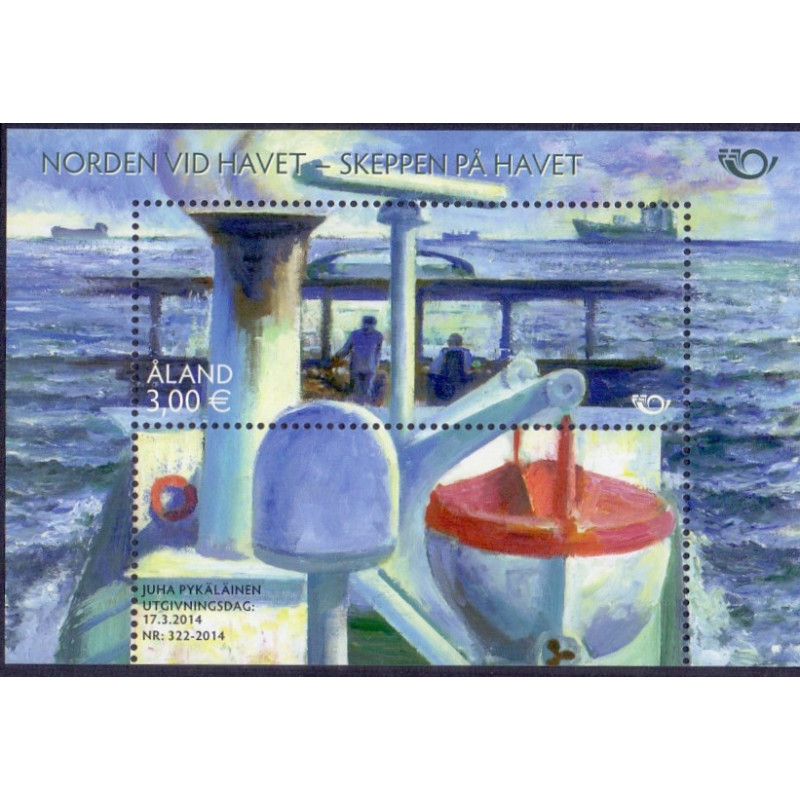 Åland. 2014. Norden ved Havet, miniark. AFA nr. 389 **  st.