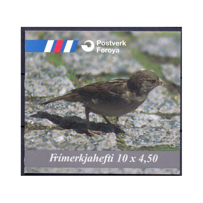 Færøerne frimærkehæfte AFA nr. A17 ** (344-45)  stemplet pf. st.