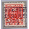 KORSØR-KIEL No3, skibsstempel på AFA nr 55