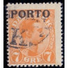 Danmark Portomærke 1921 med variant AFA nr. 3x stemplet