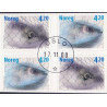 Norge. 2000. Fisk og redskab, i 4-blok. AFA nr. 1348Co-49Cn. **  stemplet postfrisk FDC