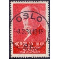 Norge. 1936. 20+10 Øre, Nansen I. AFA nr. 174. Luksus stemplet