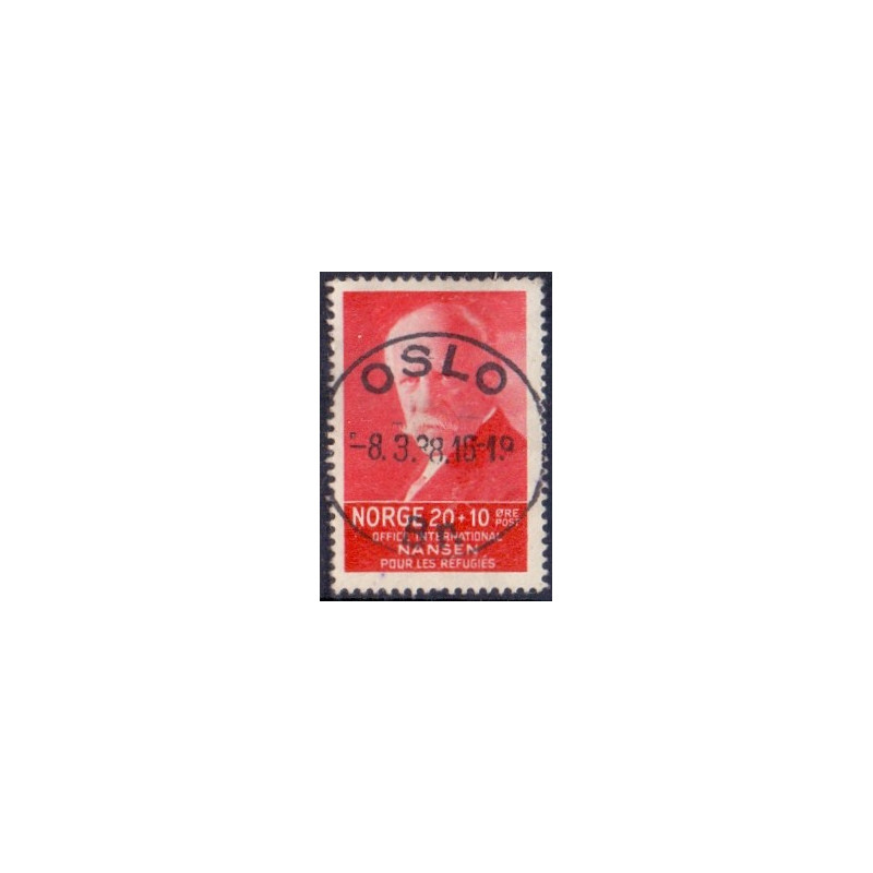 Norge. 1936. 20+10 Øre, Nansen I. AFA nr. 174. Luksus stemplet