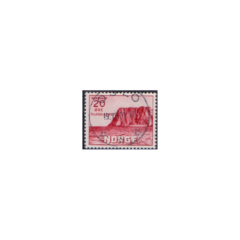 Norge. 1943. 20+25 Øre, Nordkap III, AFA nr. 291. Luksus stemplet