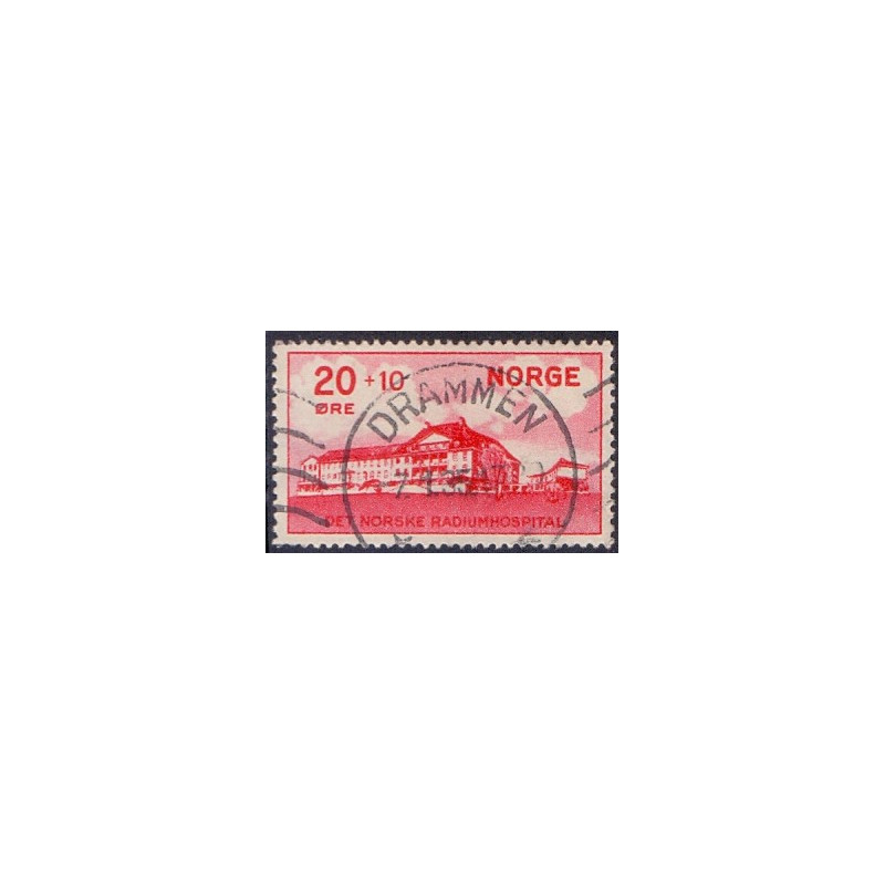 Norge. 1931. 20+10 Øre, Radiumfonden, AFA nr. 162. Luksus stemplet