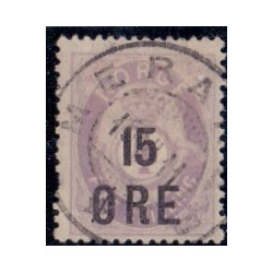 Norge. 1908. 15 Øre/4 Sk. Provisorium. AFA nr. 70. Luksus stemplet