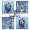 Sverige 2012. Svenske Ol-guldvinder. AFA nr. 2839-41 postfrisk stemplet  hæfte FDC parstykkke