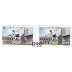 Sverige 2012. Svenske Ol-guldvinder. AFA nr. 2839-41 postfrisk stemplet  hæfte FDC parstykkke