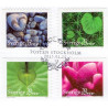Sverige 2013. Hjertet i naturen/Horisont. AFA nr. 2873-77 postfrisk  stemplet  hæfte FDC parstykkke