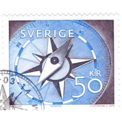 Sverige 2013. Kompas. AFA nr. 2896, postfrisk stemplet  hæfte FDC parstykkke