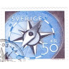 Sverige 2013. Kompas. AFA nr. 2896, postfrisk stemplet  hæfte FDC parstykkke