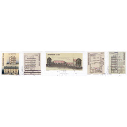 Sverige 2013. Stockholms Stadsarkiv. AFA nr. 2891-95, postfrisk stemplet  hæfte FDC parstykkke