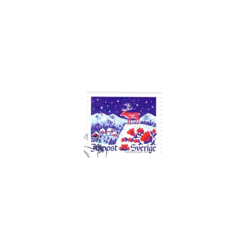 Sverige 2013. Julefrimærker. AFA nr. 2921-25, postfrisk stemplet  hæfte FDC parstykkke