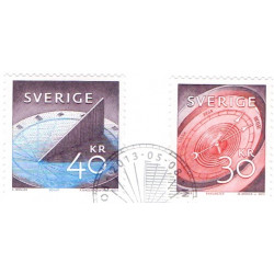 Sverige 2013. Instrumenter. AFA nr. 2902-03, postfrisk stemplet  hæfte FDC parstykkke