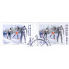 Sverige 2014. En svensk klassiker. AFA nr. 2936-40, postfrisk  stemplet  hæfte FDC parstykkke