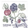 Sverige 2014. Bær og blade. AFA nr. 2969-75 postfrisk stemplet  hæfte FDC parstykkke