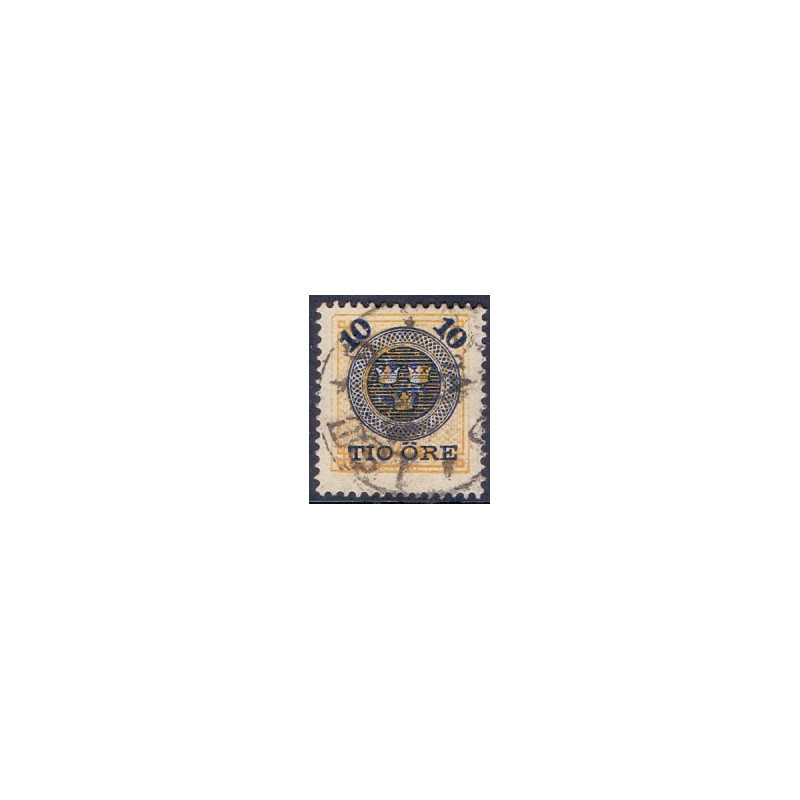 Sverige. 1889. Provisorier 10/24 Øre., AFA nr. 40 **  postfrisk stemplet FDC st,