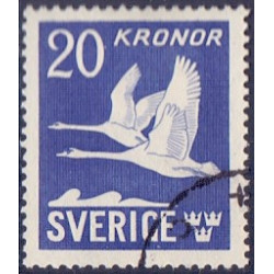 Sverige. 1942. Svaner 20 kr. AFA nr 296 **   postfrisk stemplet FDC st,