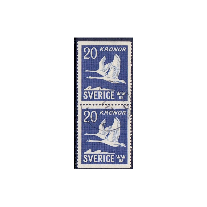 Sverige. 1942. Svaner 20 kr, AFA nr 296Co & 296Cn **  postfrisk stemplet FDC st,