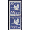 Sverige. 1942. Svaner 20 kr, AFA nr 296Co & 296Cn **  postfrisk stemplet FDC st,