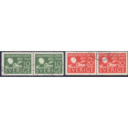 Sverige. 1949. Verdenspostforeningen, AFA nr. 357Cv & 358Ch ** (2)    postfrisk stemplet FDC st,