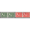 Sverige. 1949. Verdenspostforeningen, AFA nr. 357Cv & 358Ch ** (2)    postfrisk stemplet FDC st,