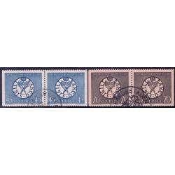 Sverige. 1968. Riksbanken 300 år, AFA nr. 609Cv-610Ch ** (2 par)       postfrisk stemplet FDC st,