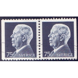 Sverige. 1972. Kong Adolf VI. AFA nr. 782Cv & 782Ch **    postfrisk stemplet FDC st,