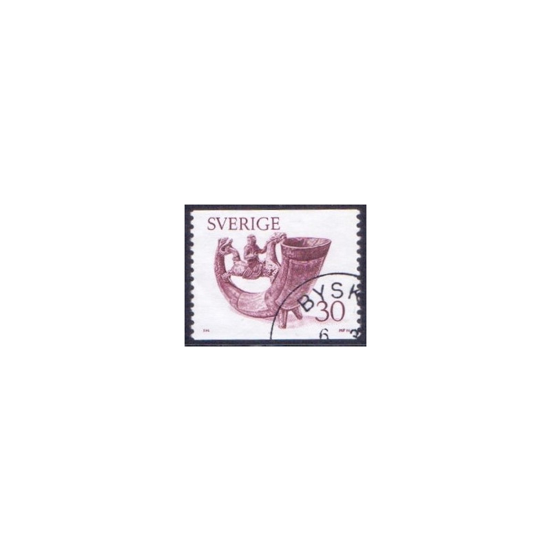 Sverige. 1976. Brugsfrimærker 30 Øre. FLOUR AFA nr. 962F **    postfrisk stemplet FDC st,