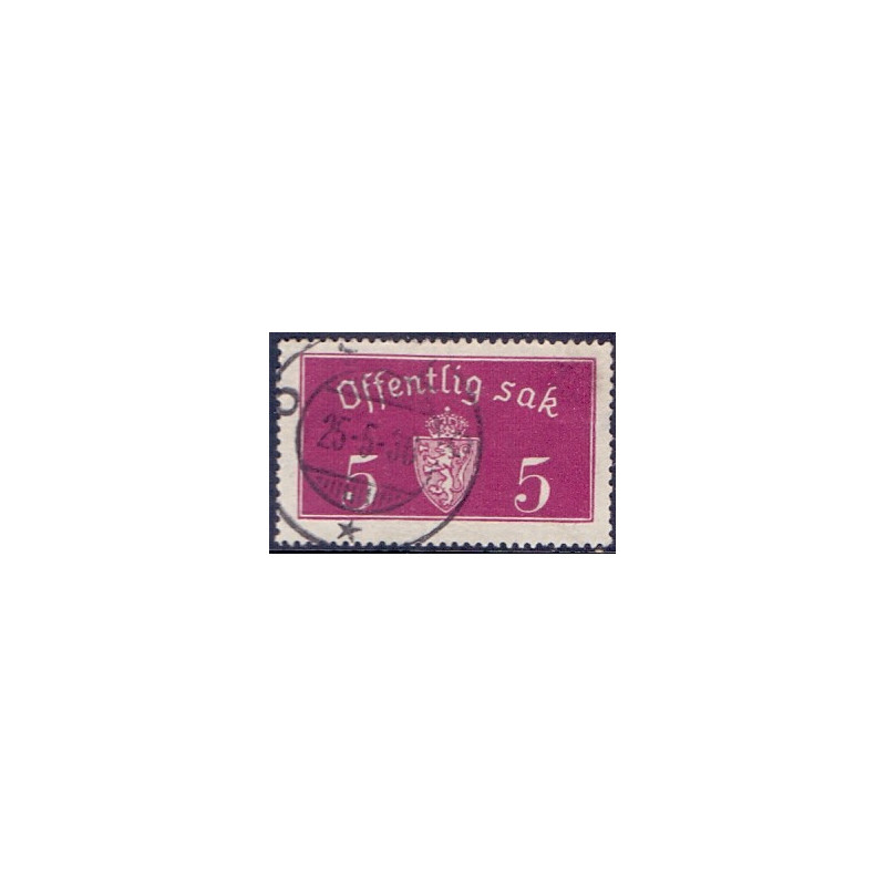 Norge. Tjenste. 1933. 5 Øre. AFA nr. 10 **  / st.