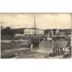 Bornholm. Svaneke, havneparti, ubrugt (Sørensen)