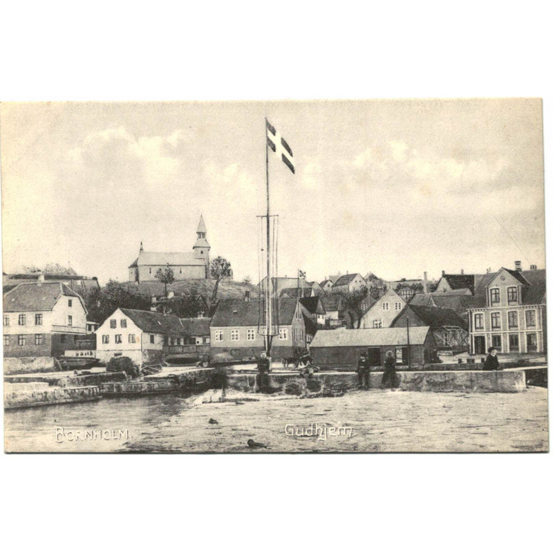 Bornholm.Havneparti, ubrugt (Sørensen)