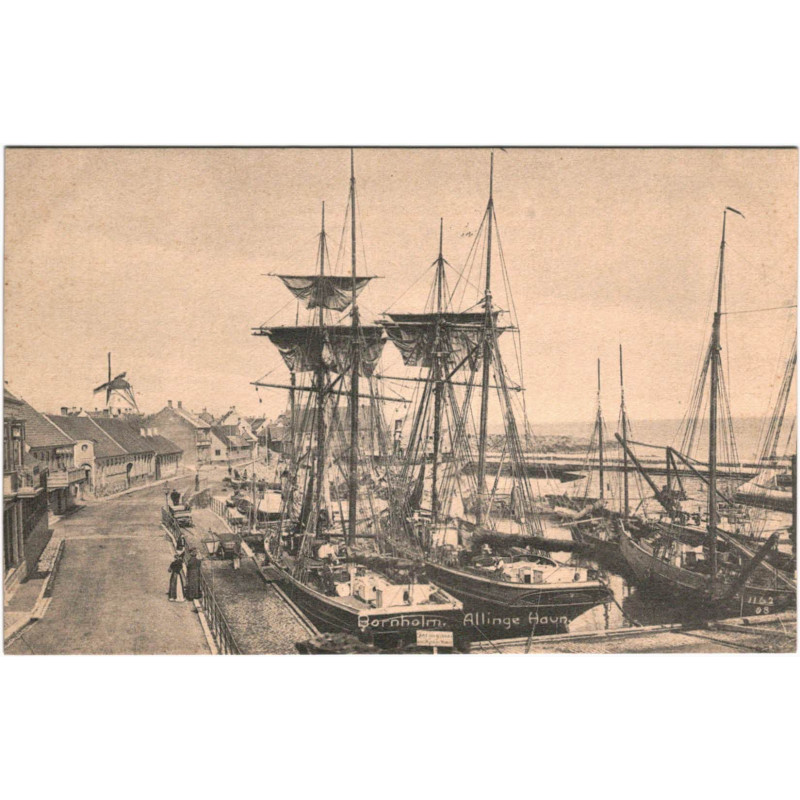 Bornholm. Allinge Havn, ubrugt (sørensen)