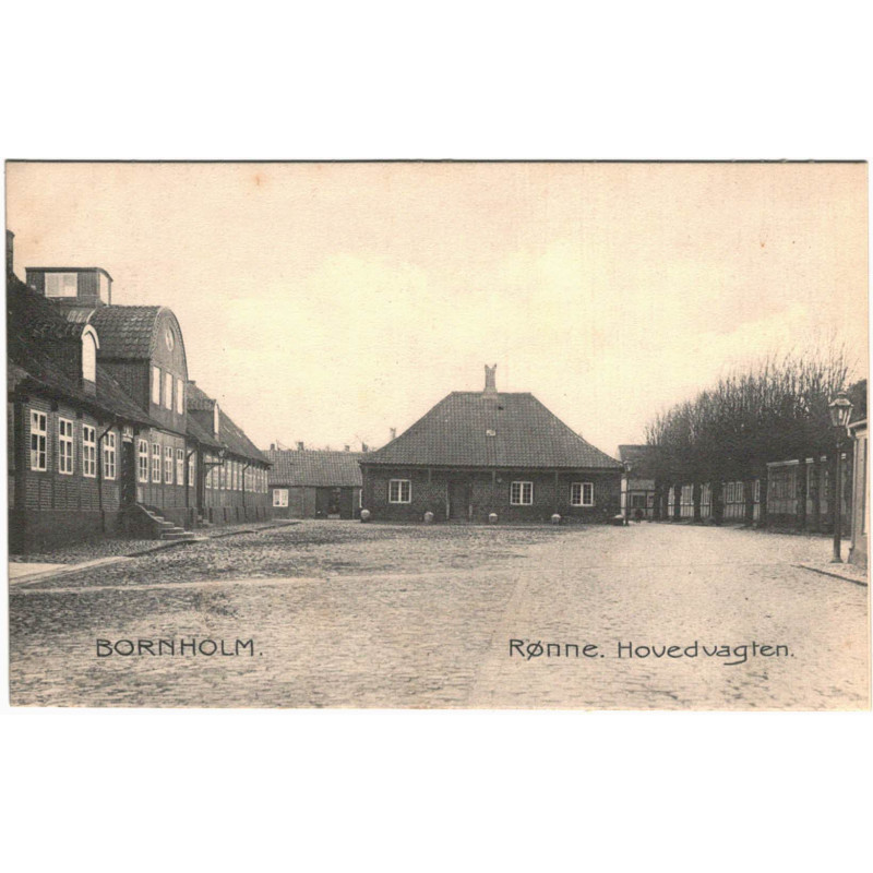 Rønne. Nygade, med Apotek, ubrugt (sørensen)
