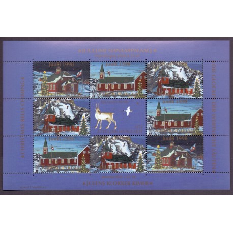 #Grønland Julemærkeminiark 1993 postfrisk, 