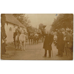 Kong Christian på den hvide hest, rider mod grænsen. Genforeningsdagen 1920. (Thejlls)
