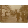 Kong Christian på den hvide hest, rider mod grænsen. Genforeningsdagen 1920. (Thejlls)