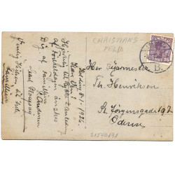 Kong Christian på den hvide hest, rider mod grænsen. Genforeningsdagen 1920. (Thejlls)