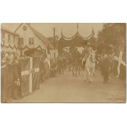 Royal. Kong Christian på den hvide hest, ved grænsen. Genforeningsdagen 1920. (fotokort olsen)