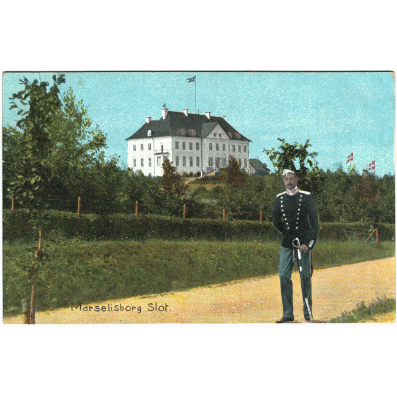 Royal. Marselisborg Slot med kongen (Stenders)