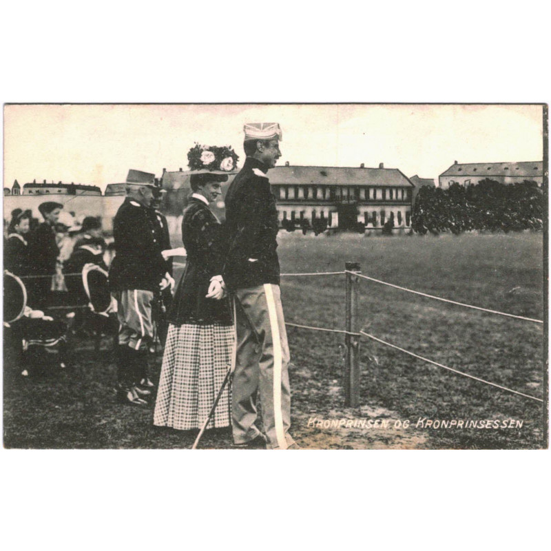 Royal. Kronprins Christian og kronprinsessen, ubrugt (?)