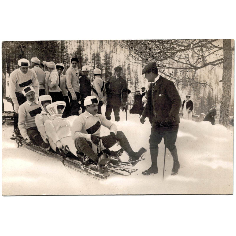 Royal. Kronprins Christian i Sct. Moritz 1908, brugt (Aarhus kunsth.)