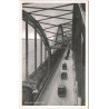 Storstrømsbroen med tog og biler, ubrugt (Odense papir)