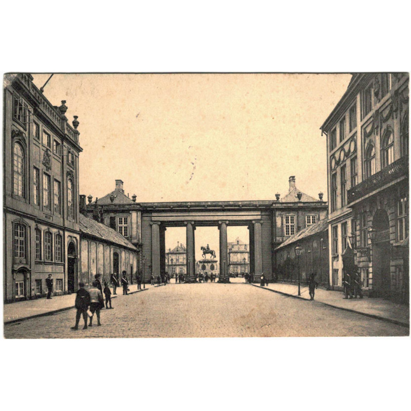 Royal. Amalienborg, Amaliegade, brugt (Bårdam)