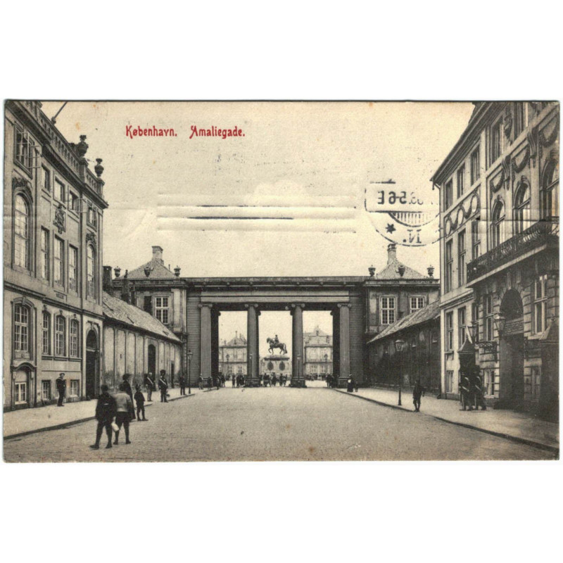 Royal. Amalienborg, Amaliegade, brugt (Bårdam)