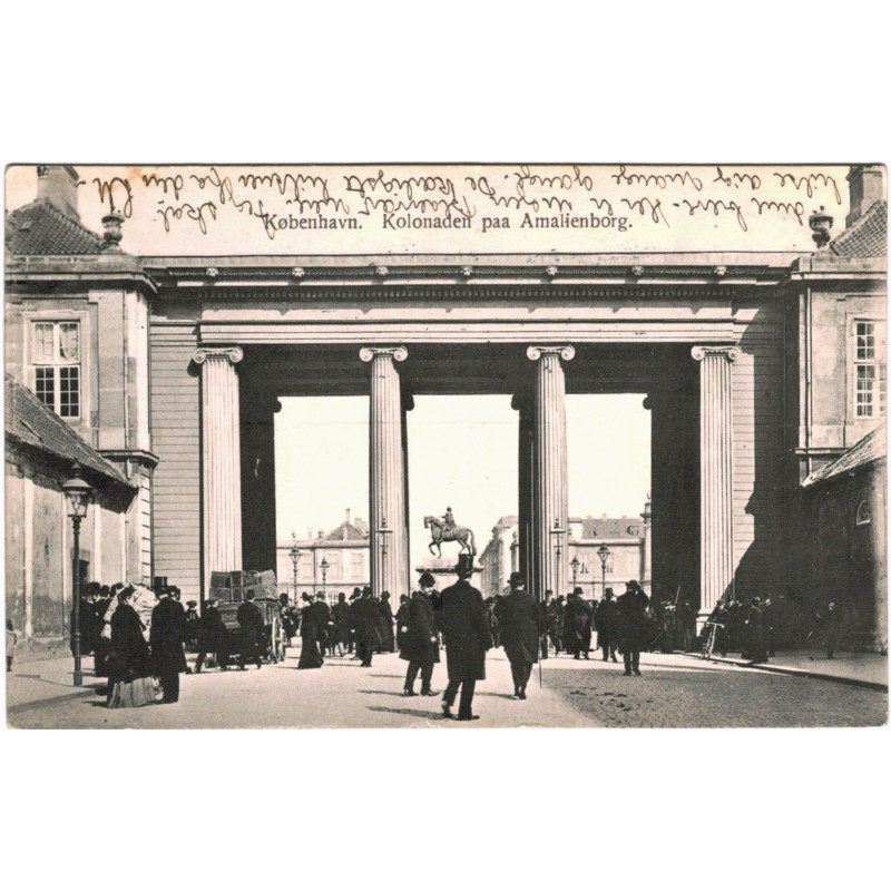Royal. Kolinaden paa Amalienborg, brugt (Benzen)