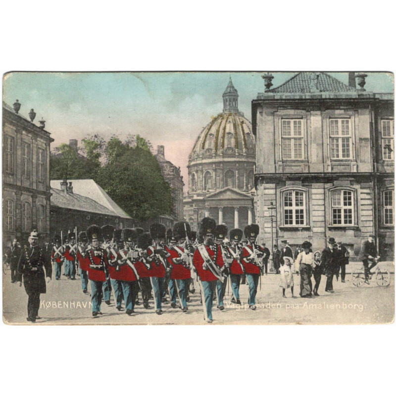 Royal. Amalienborg, Vagtparaden paa, brugt (Vincents)