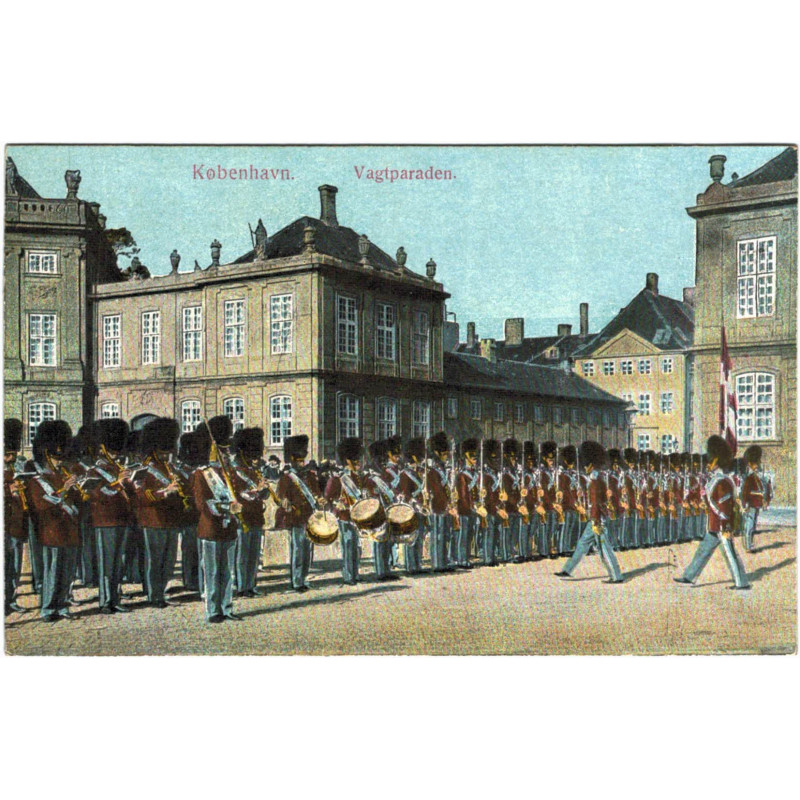 Royal. Amalienborg, Vagtparaden paa, brugt (Vincents)
